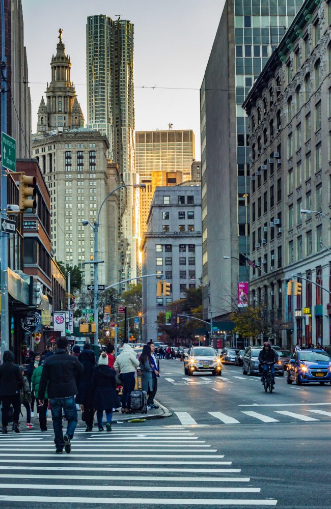 cab-travel-traffic-skyscraper-crossing